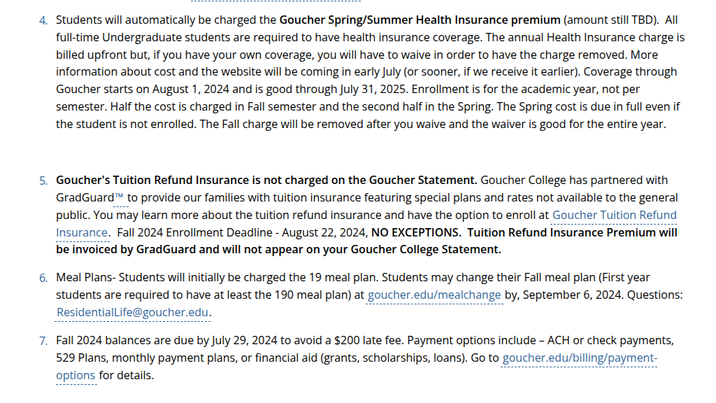 A screenshot featuring 3 paragraphs of text demonstrating bloated design layout and links that need accessibility updates.